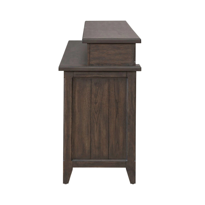 Paradise Valley Console Bar Table in Saddle Brown image