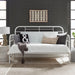 Vintage Series Twin Metal Bed in Antique White image