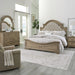 Magnolia Manor King California Uph Bed, Dresser & Mirror, Night Stand image