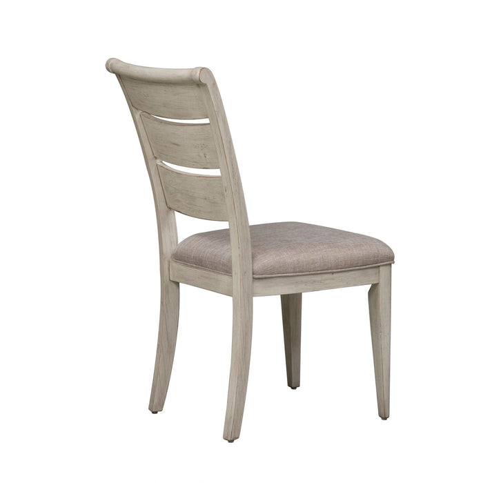 Farmhouse Reimagined Ladder Back Uph Side Chair (RTA) image