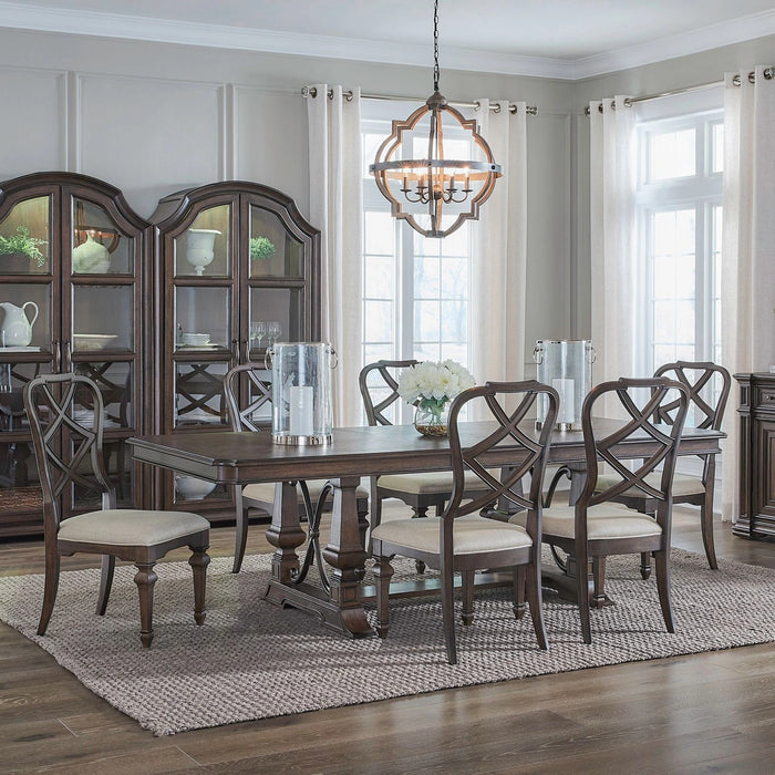 Provence Park 7 Piece Trestle Table Set image