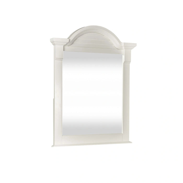 Summer House Small Mirror in Oyster White image