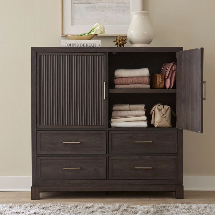 Modern Edge Dressing Chest in Caffe image