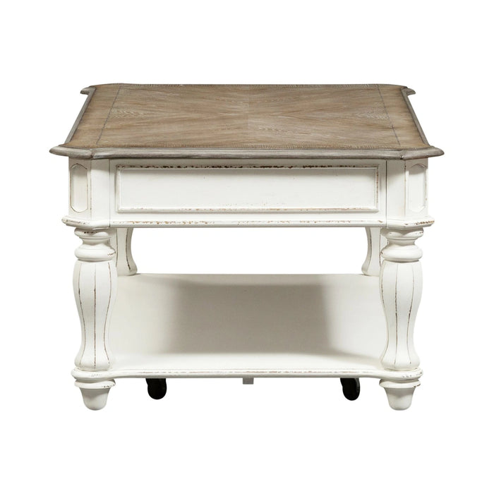 Magnolia Manor Lift Top Cocktail Table in Antique White image