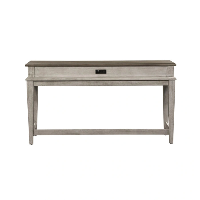 Heartland Console Bar Table in Antique White image