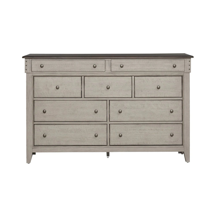 Ivy Hollow 9 Drawer Dresser in Weathered Linen image