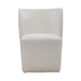 Accent Dining Accent Dining Chair w/ Casters - Ivory image