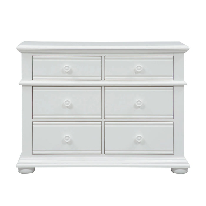 Summer House 6 Drawer Dresser in Oyster White image