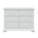 Summer House 6 Drawer Dresser in Oyster White image
