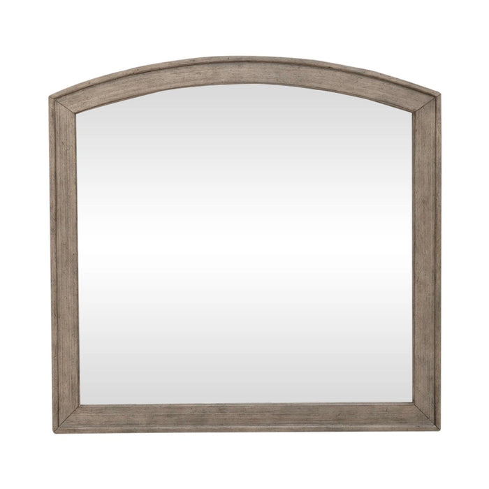 Avalon Arched Mirror in Burnished Beige image
