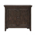 Paradise Valley 2 Door Bedside Chest with Charging Station in Saddle Brown image
