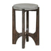 Cascade Chair Side Table in Wire Brush Rustic Brown image