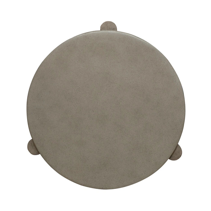Affinity Chairside Table in Dusty Taupe with Concrete Top image
