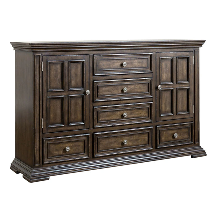 Big Valley 2 Door 6 Drawer Dresser image