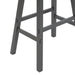 Creations 30 Inch Sawhorse Stool- Gray image
