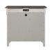 Ivy Hollow 3 Drawer Bedside Chest w/ Charging Station in Weathered Linen image