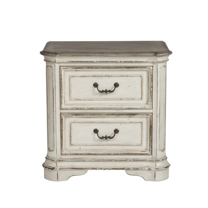 Magnolia Manor Uph Sleigh Bed, Dresser & Mirror, Night Stand image