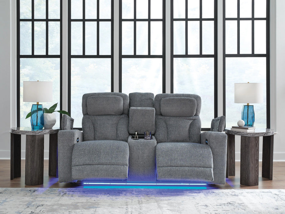 Studio Cave Power Reclining Loveseat with Console