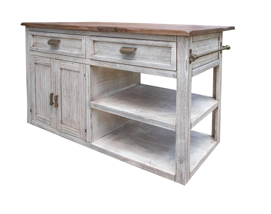 Sahara 2 Drawers, 2 Doors and 2 Shelves, Kitchen Island
