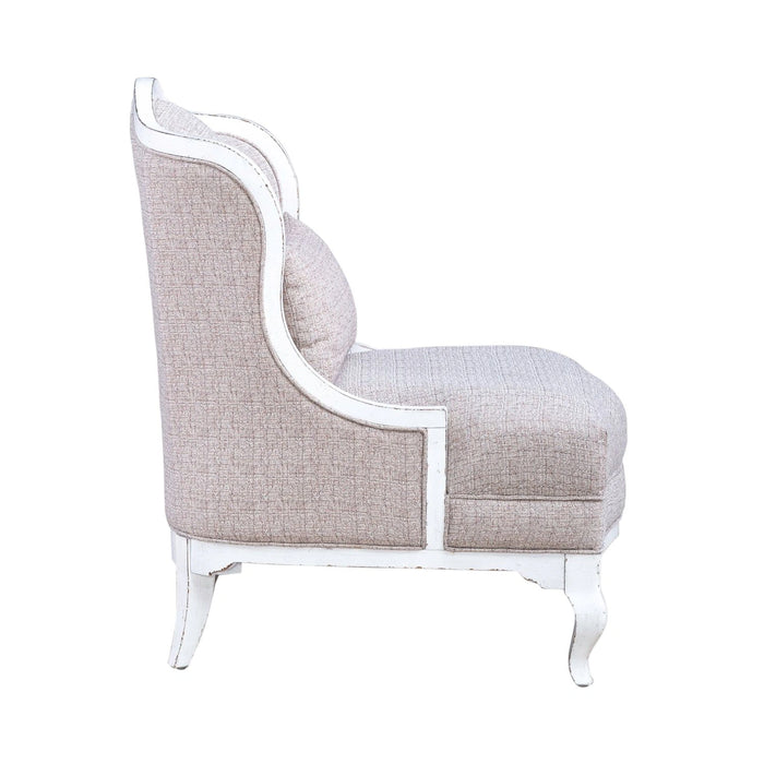 Magnolia Manor Upholstered Accent Chair in Antique White image