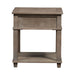 Parkland Falls End Table in Weathered Taupe image