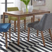 Space Saver Rectangular Leg Table in Satin Walnut image