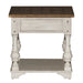 Morgan Creek End Table in Antique White image