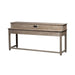 Parkland Falls Console Bar Table in Weathered Taupe image