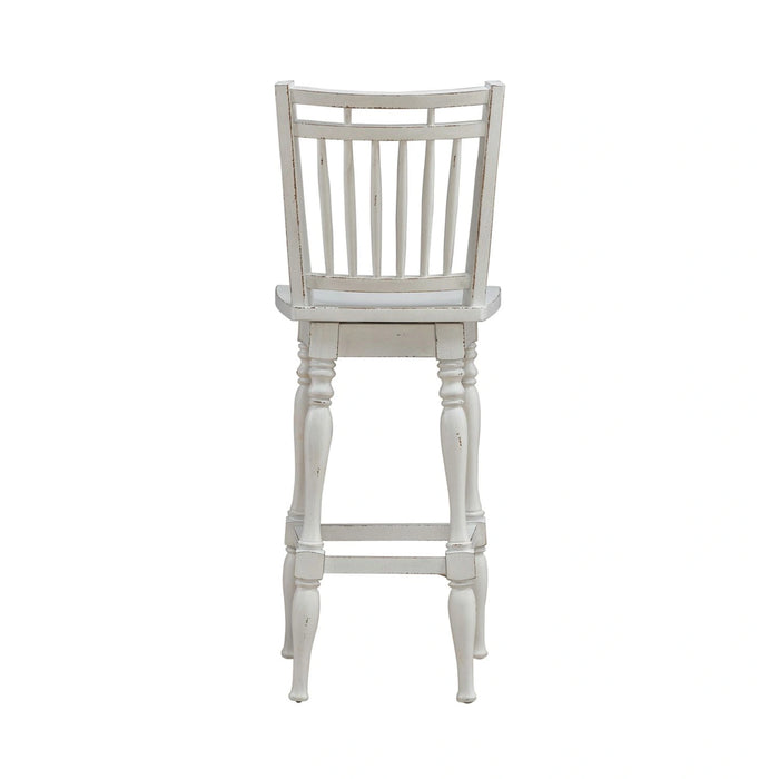 Magnolia Manor Spindle Back Swivel Bar Stool image