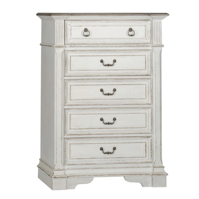 Abbey Park Drawer Chest in Antique White image