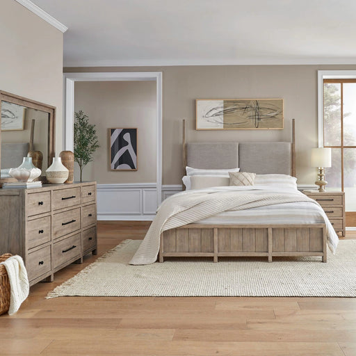 Proximity Place King California Poster Bed, Dresser & Mirror, Night Stand image
