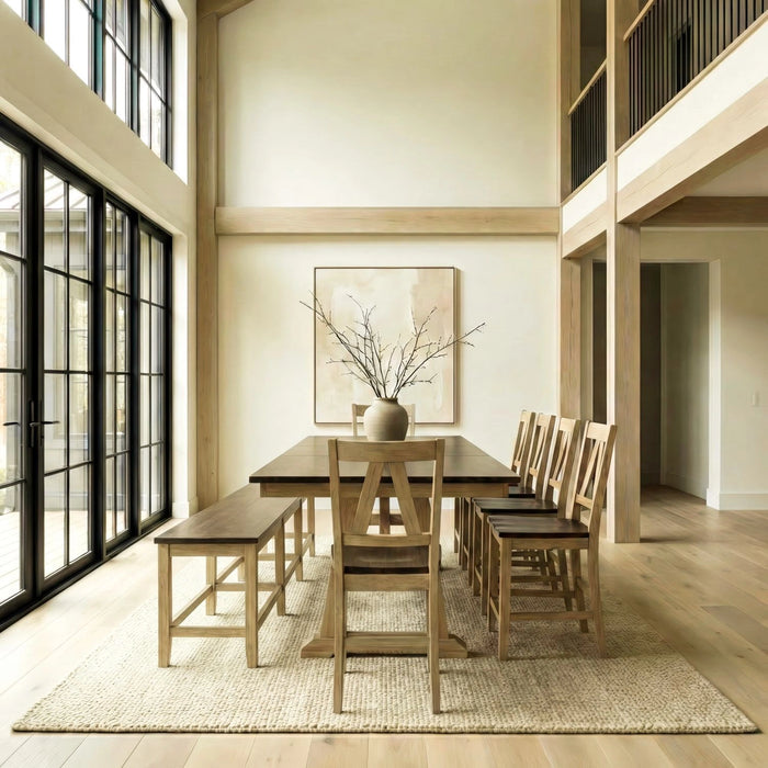 Lindsey Farm 8 Piece Counter Height Table Set image