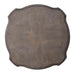 Magnolia Manor Round Accent Table in Antique White Base w/ Weathered Bark Tops image