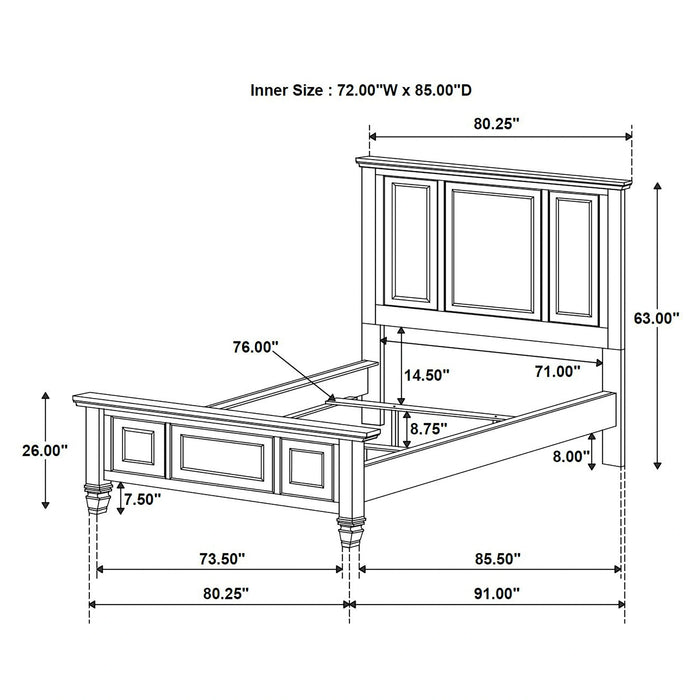 Sandy Beach Bedroom Set