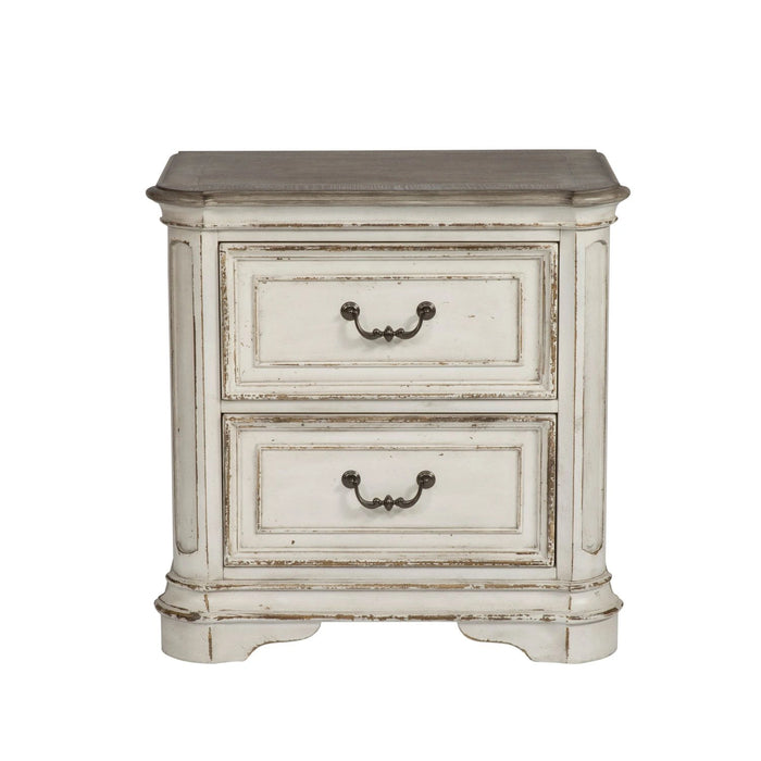Magnolia Manor Uph Sleigh Bed, Dresser & Mirror, Chest, Night Stand image