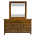Grandpas Cabin King California Sleigh Bed, Dresser & Mirror, Night Stand image