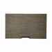 Americana Farmhouse 2 Drawer Nightstand in Dusty Taupe and Black image