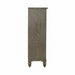 Americana Farmhouse 5 Drawer Chest in Dusty Taupe and Black image