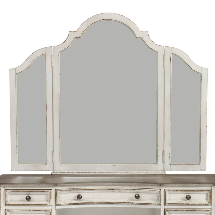 Magnolia Manor Vanity Mirror in Antique White image