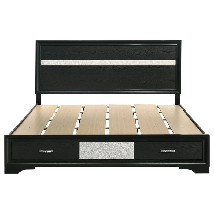 Miranda Panel Platform Storage Bed