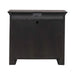 Paradise Valley 2 Door Bedside Chest with Charging Station in Saddle Brown image