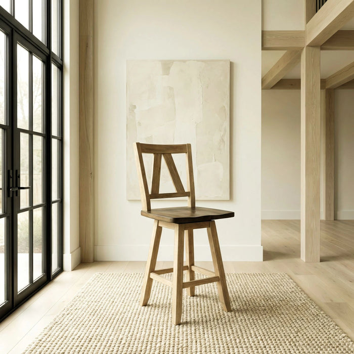 Lindsey Farm Counter Height Swivel Chair (RTA) image