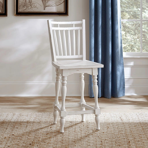 Magnolia Manor Spindle Back Swivel Counter Height Chair image