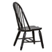 Treasures Bow Back Side Chair - Black image