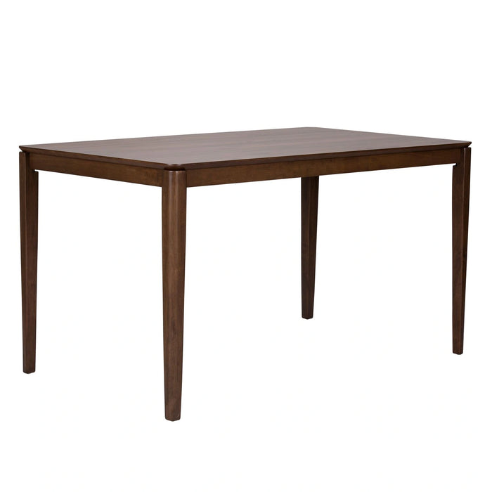 Space Saver Rectangular Leg Table in Satin Walnut image