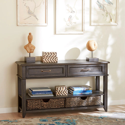 Mill Creek 2 Drawer Sofa Table in Peppercorn image