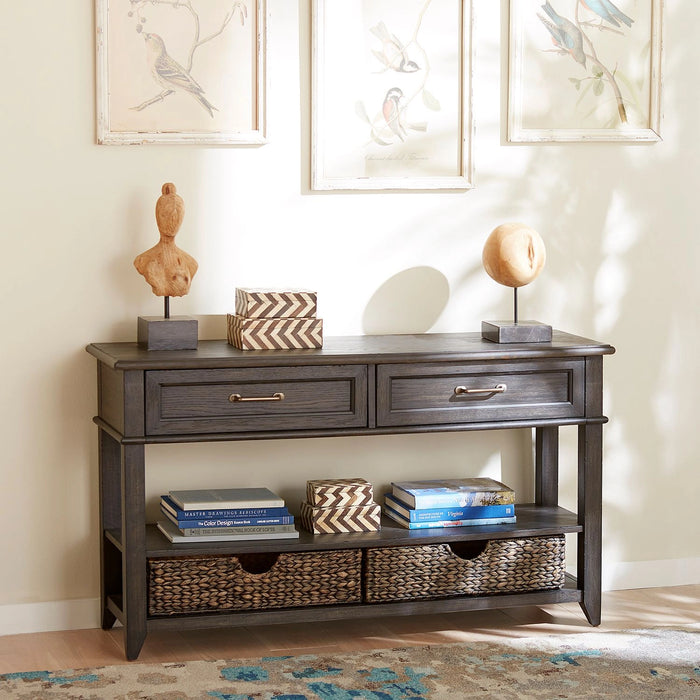 Mill Creek 2 Drawer Sofa Table in Peppercorn image