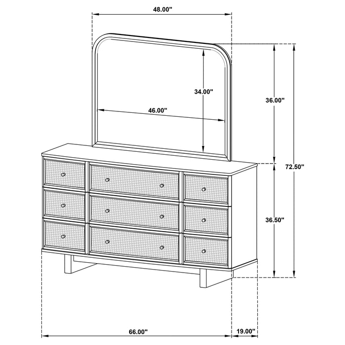 Kailani Dresser with Mirror