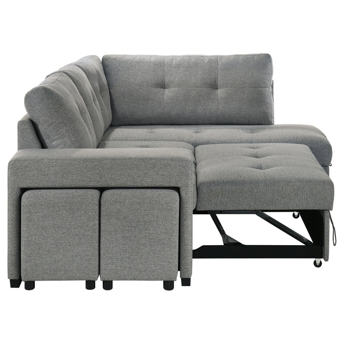 Roanne Pull-Out Sleeper Sectional Sofa