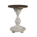Morgan Creek Chair Side Table in Antique White image